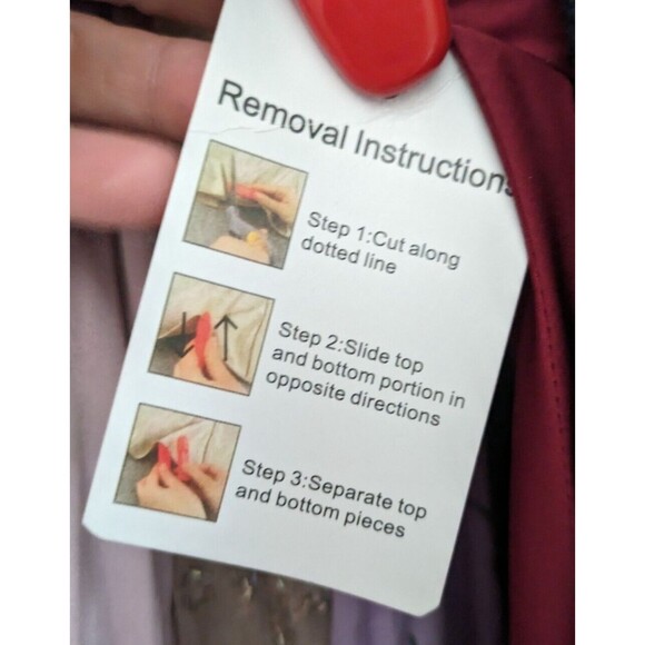 Mac Duggal V-Neck White A-Line Simple Elegant Summer Pockets Wedding Dress SZ 6 - Picture 13 of 13